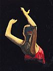 Flamenco Dancer Canvas Paintings - Flamenco 6